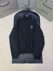 Logo embroidered jacket jacket