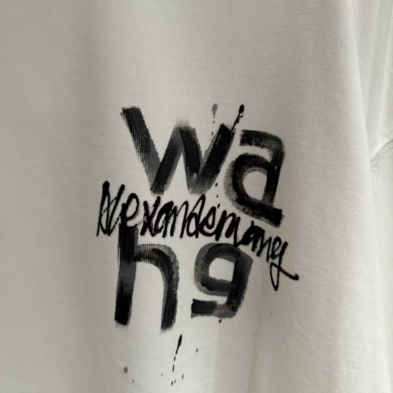 Hand drawn long sleeved sweatshirt T-shirt