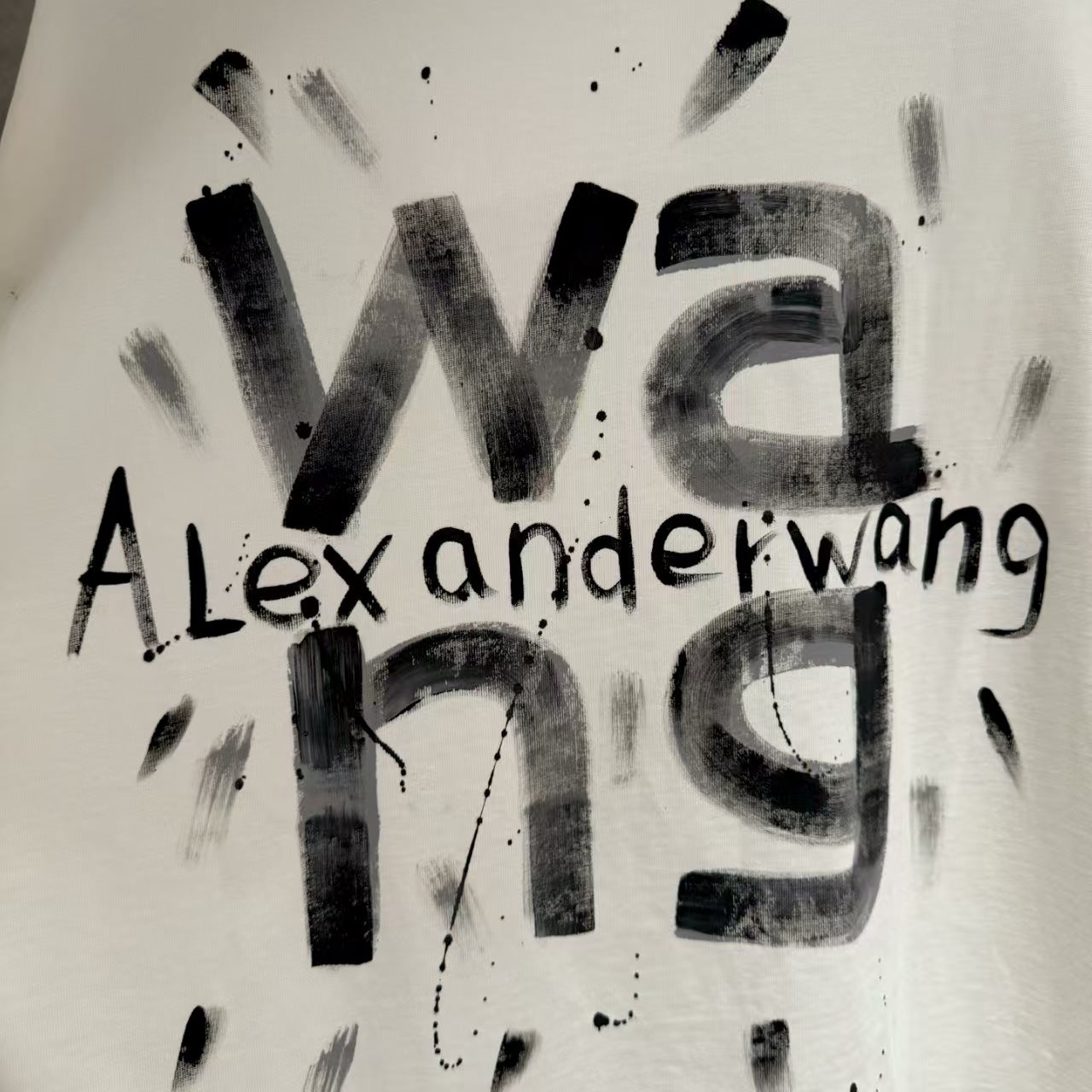 Hand drawn long sleeved sweatshirt T-shirt