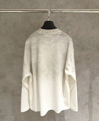 New 3D embroidered long sleeved sweatshirt T-shirt