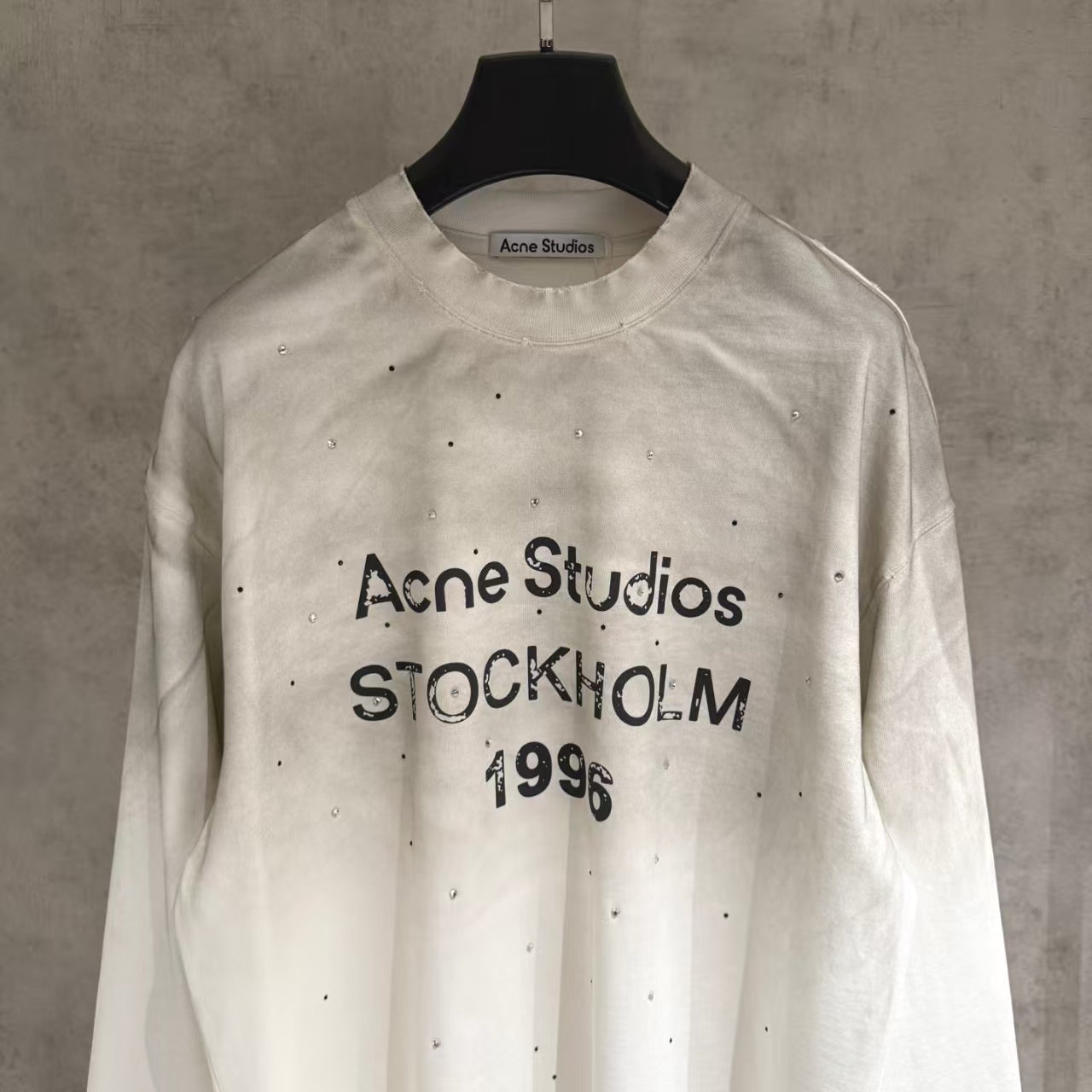 New 3D embroidered long sleeved sweatshirt T-shirt