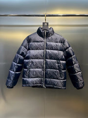 Leng grid down jacket