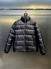 Leng grid down jacket