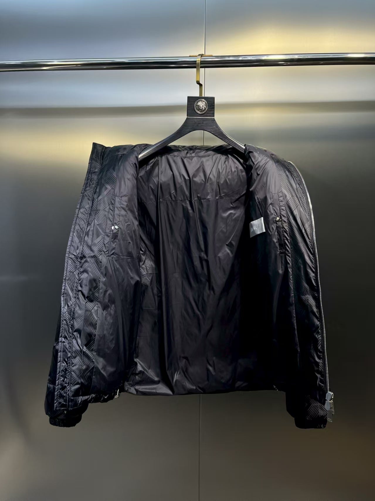 Leng grid down jacket
