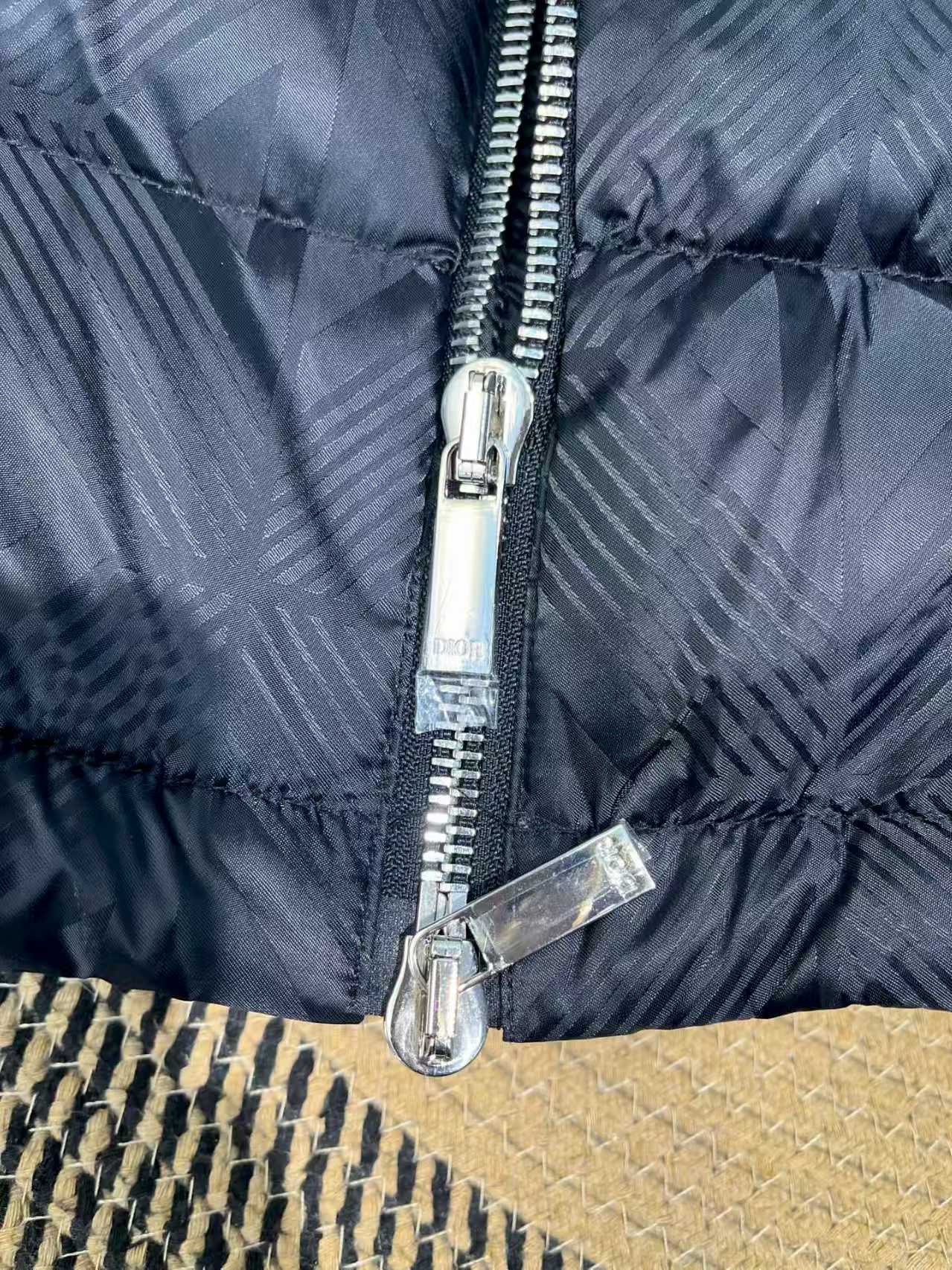 Leng grid down jacket