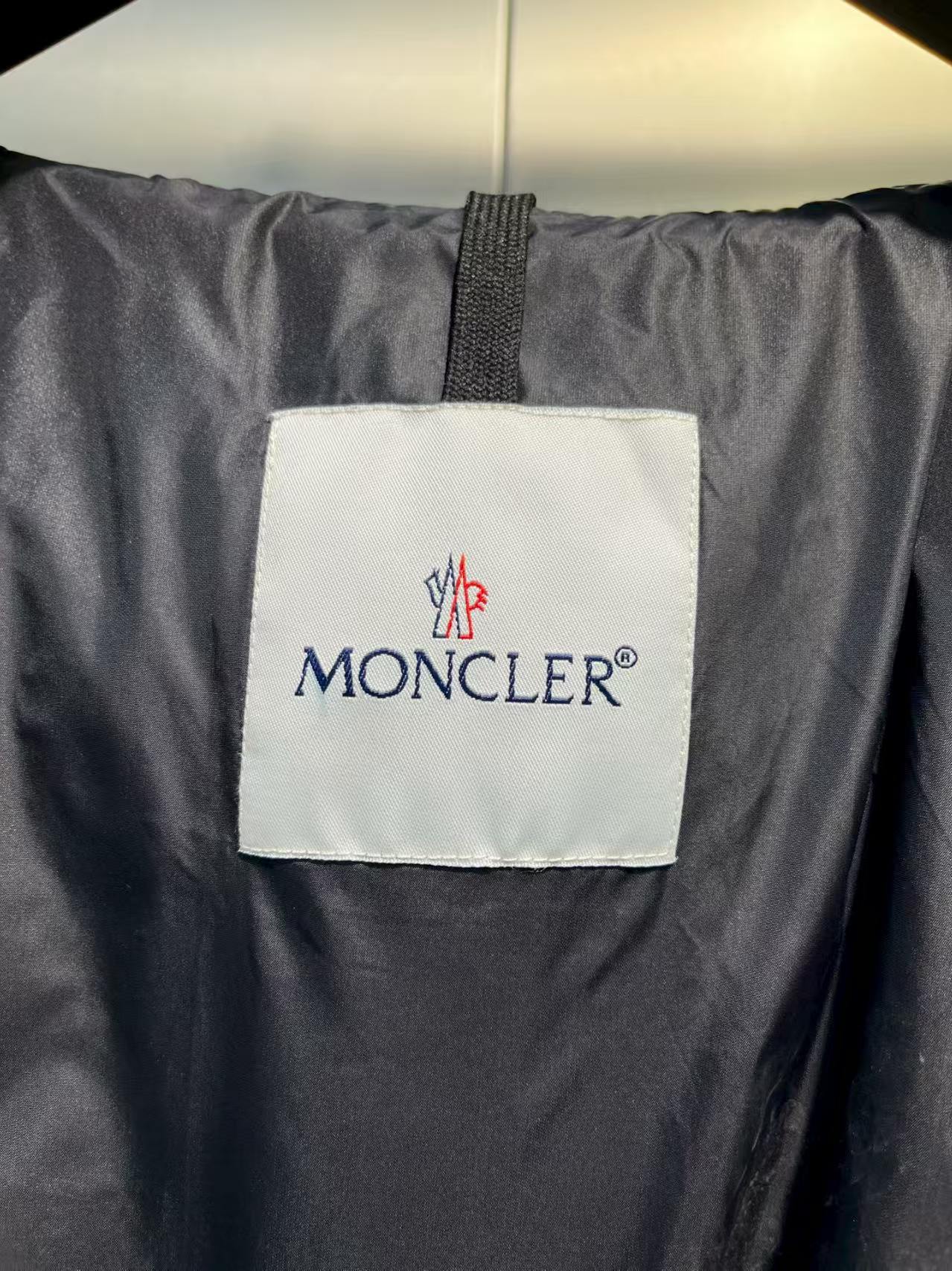 Large woven ribbon embroidered letter down jacket