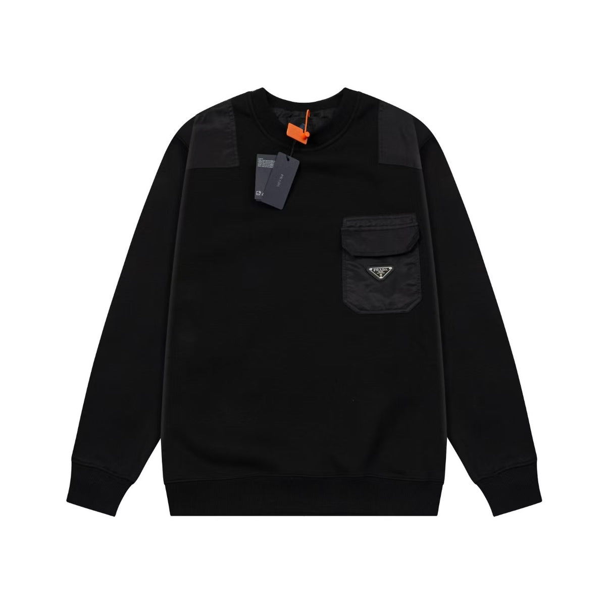 Pocket triangular sweatshirt