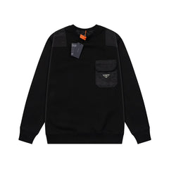 Pocket triangular sweatshirt