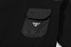Pocket triangular sweatshirt