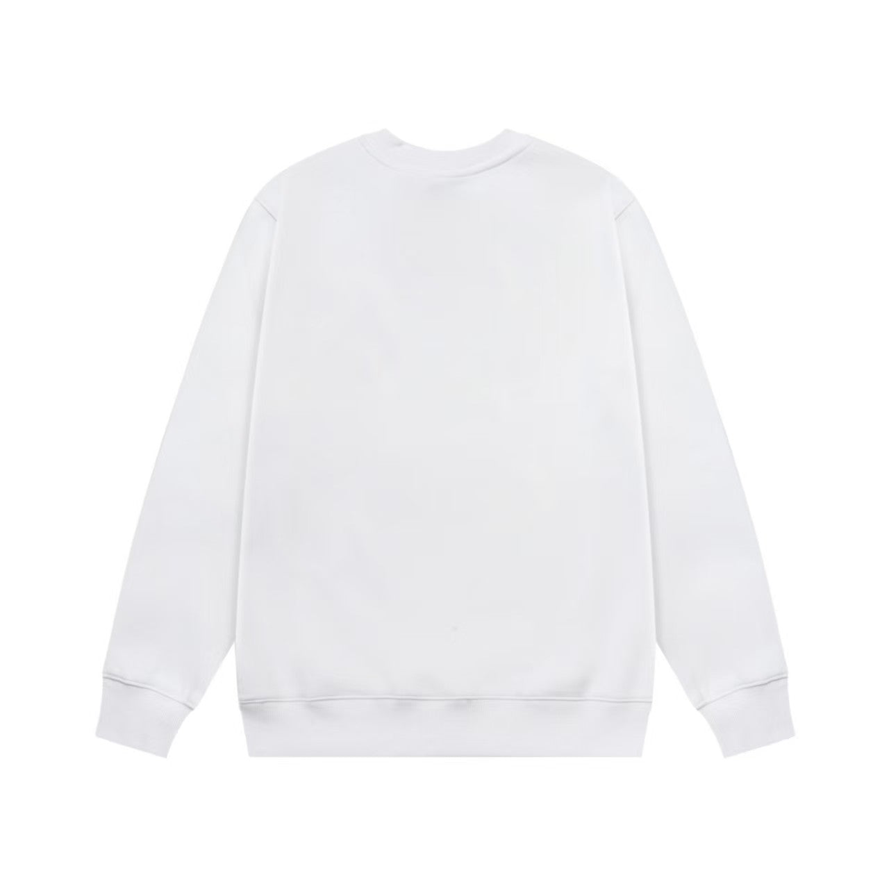 New embroidered round neck hoodie