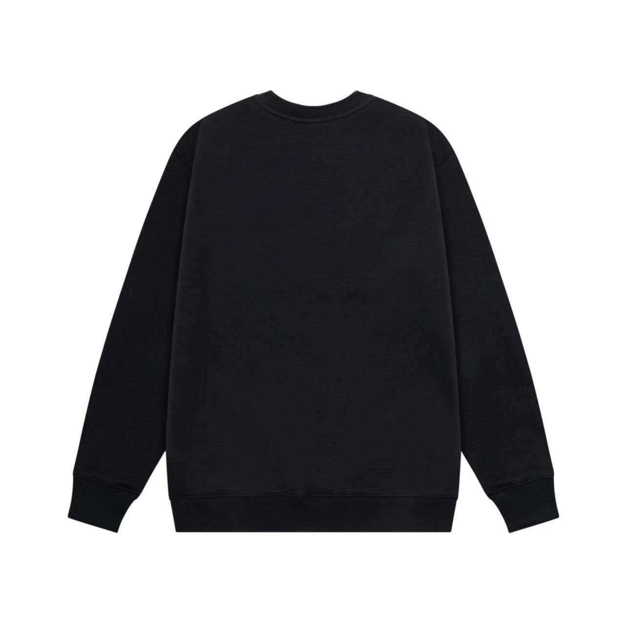 New embroidered round neck hoodie