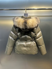 Short waist down jacket