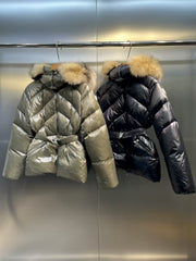 Short waist down jacket