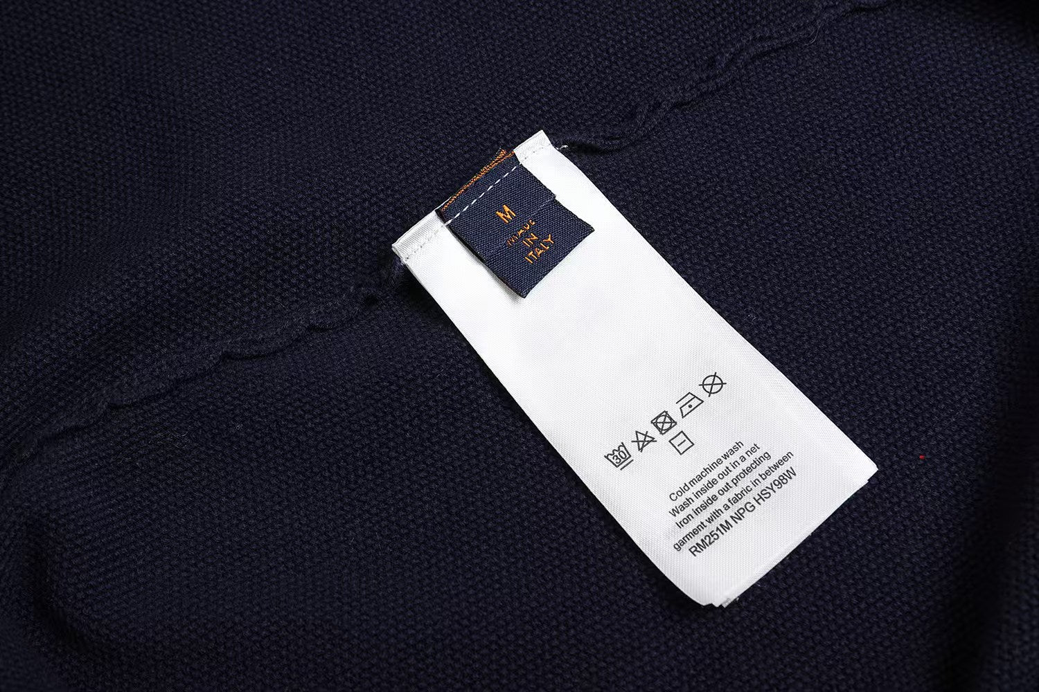Knitted short baseball shirt
