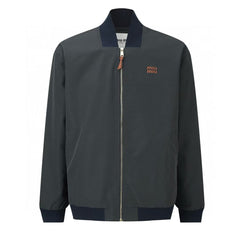 Cotton blend flight jacket