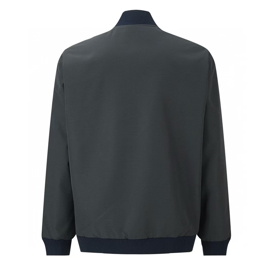 Cotton blend flight jacket