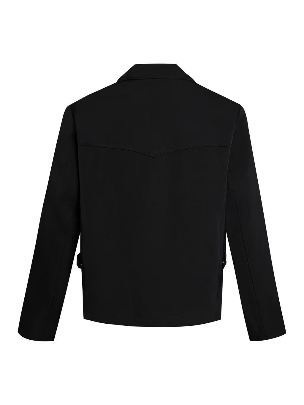 Solid color single row button casual suit