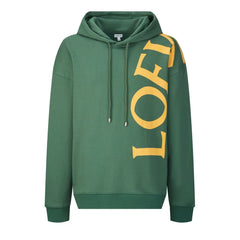 Splicing printed logo hoodie