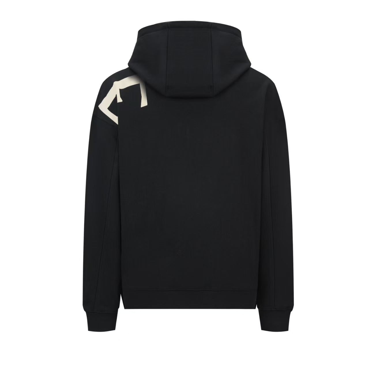 Splicing printed logo hoodie