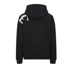 Splicing printed logo hoodie