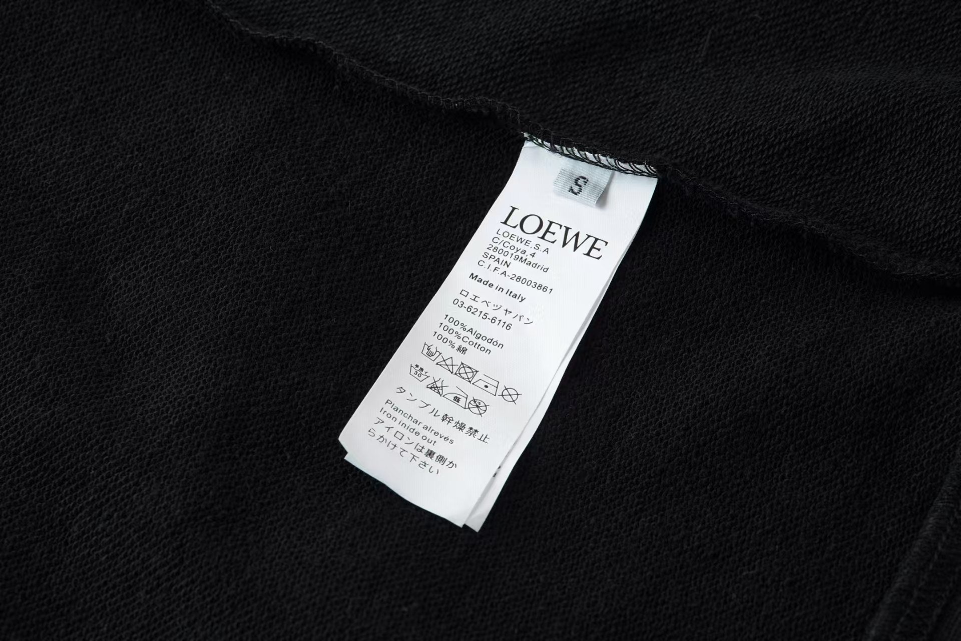 Splicing printed logo hoodie