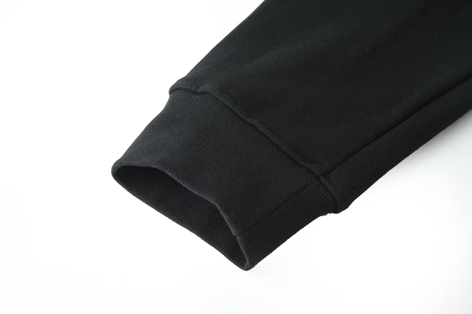 Splicing printed logo hoodie