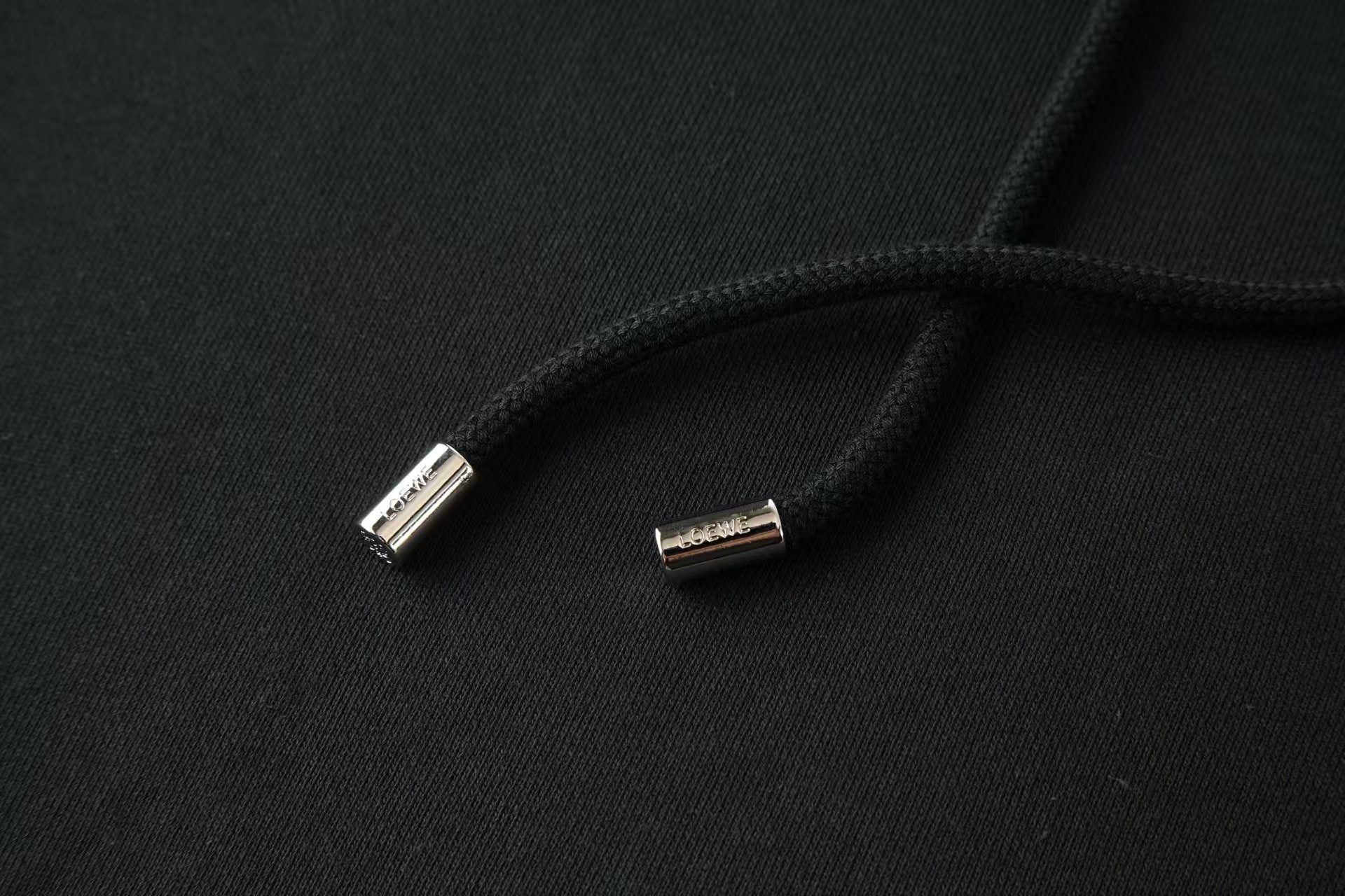 Splicing printed logo hoodie