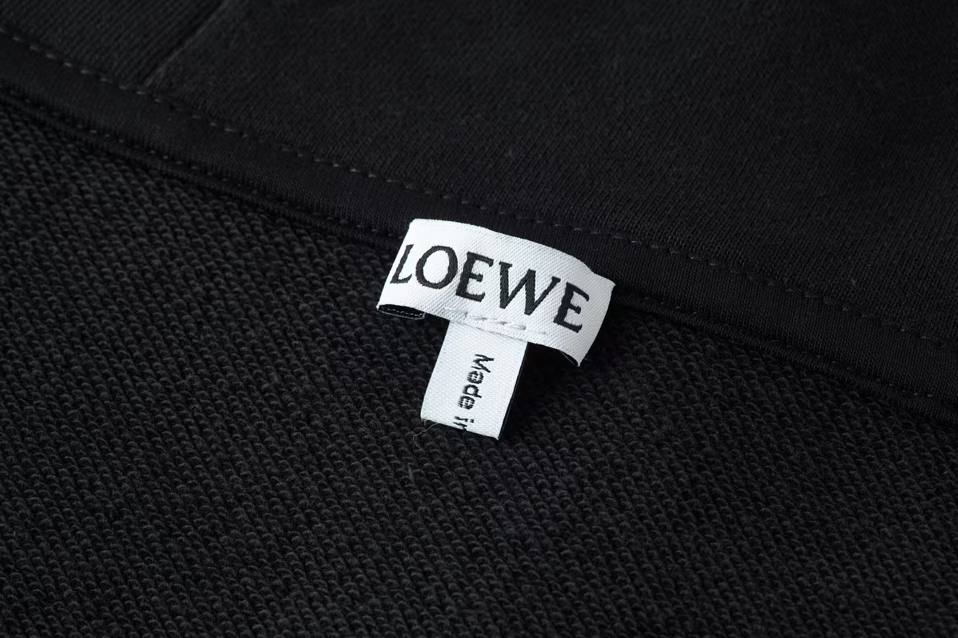 Splicing printed logo hoodie