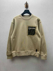 Letter printed round neck loose long sleeved sweatshirt