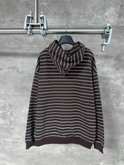 Embroidered hooded zipper jacket