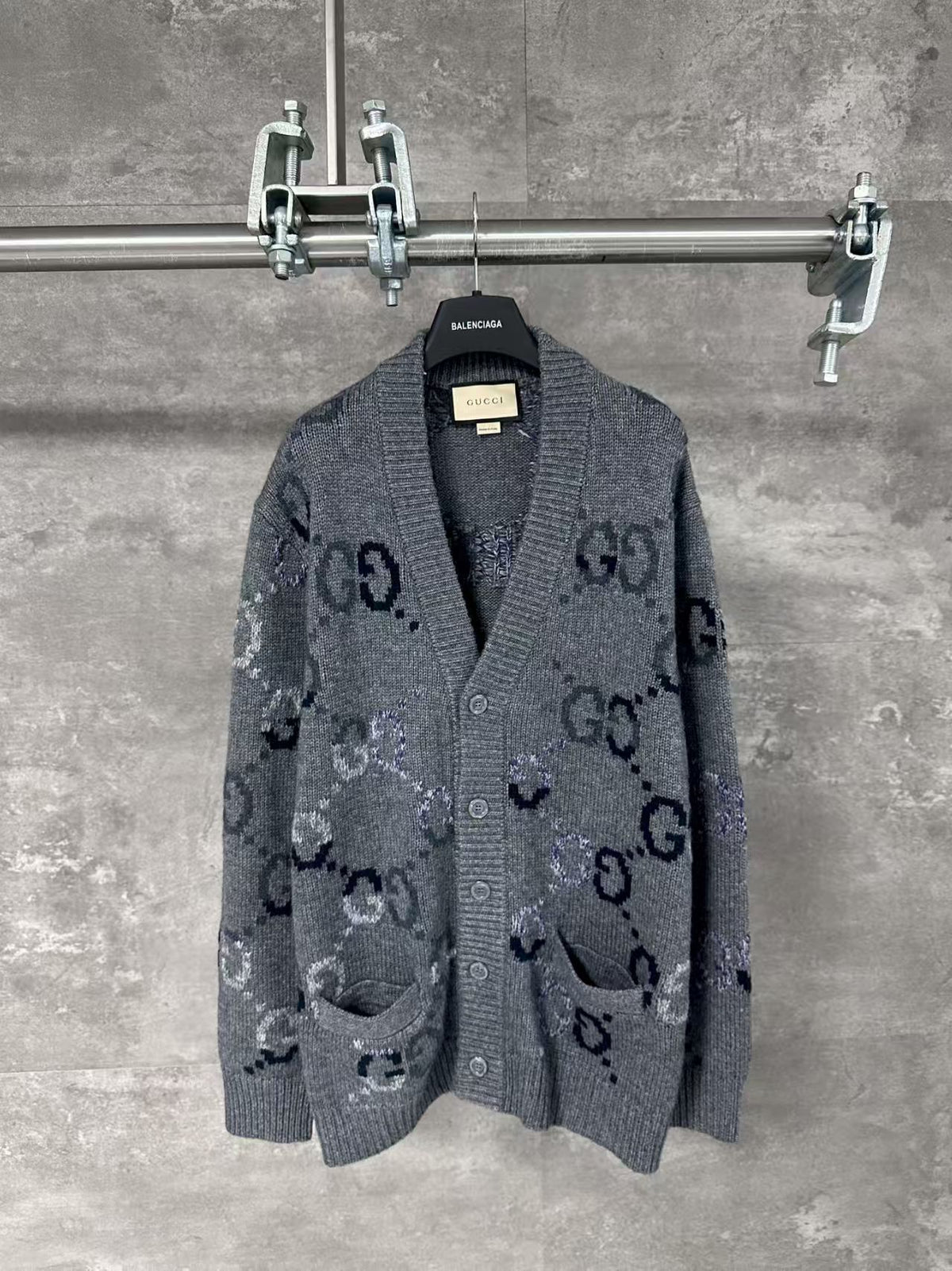 Gradient Knitted Cardigan