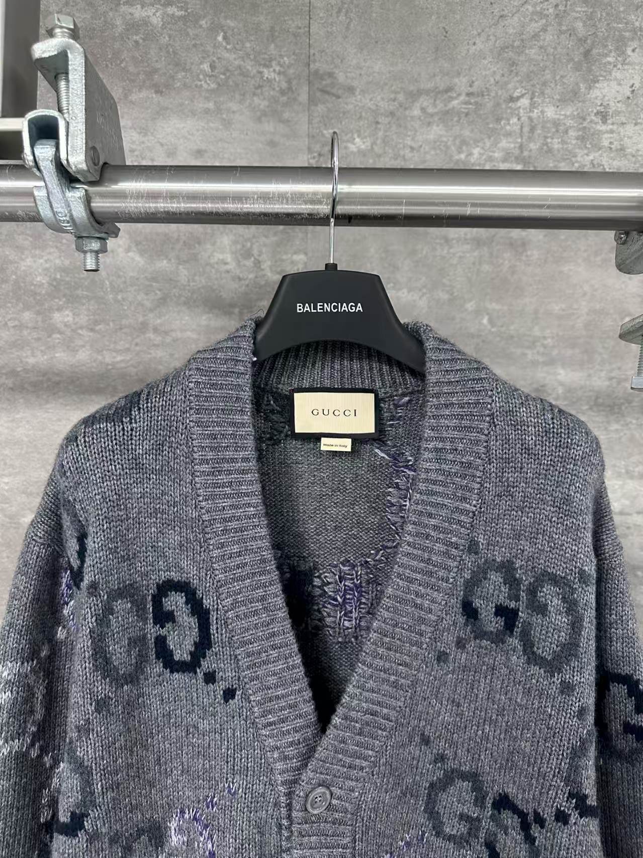 Gradient Knitted Cardigan