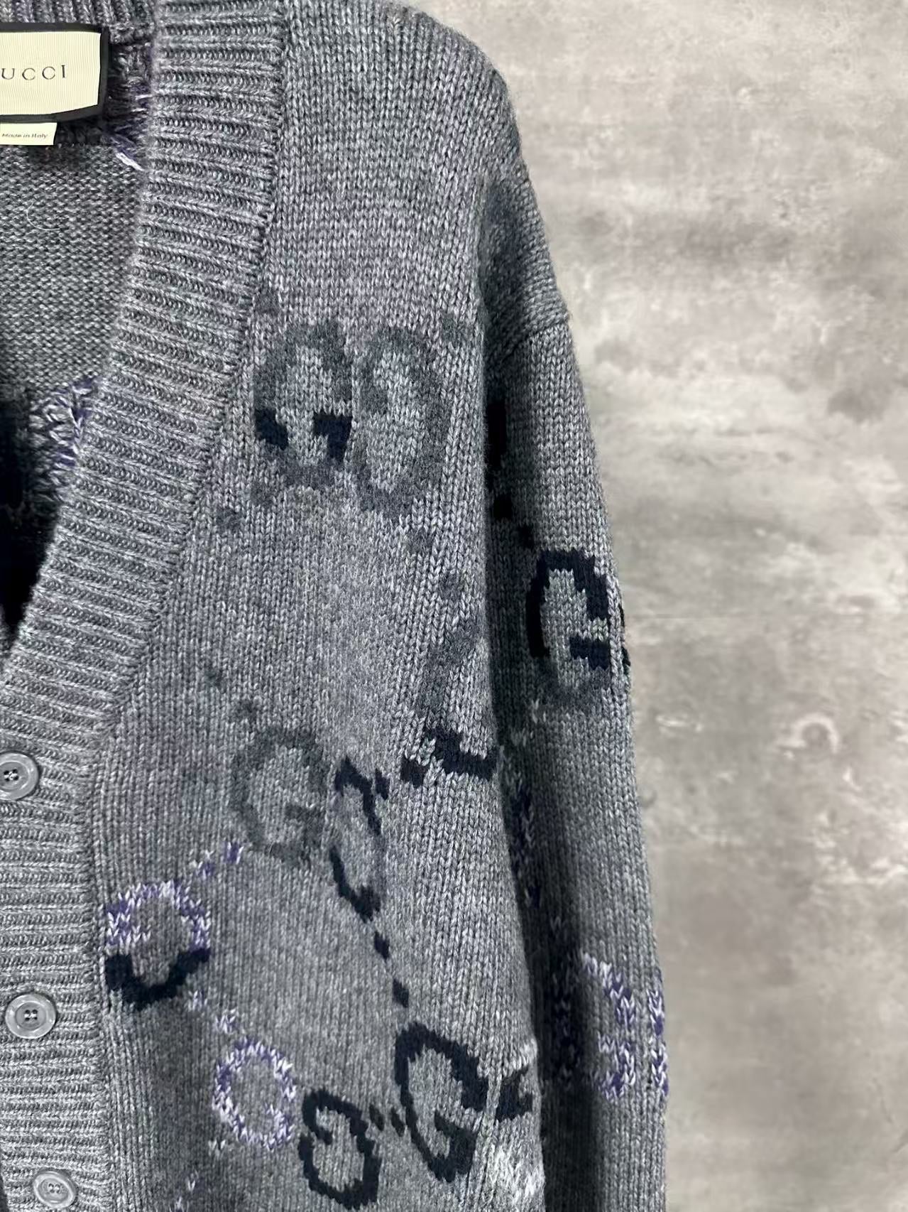 Gradient Knitted Cardigan