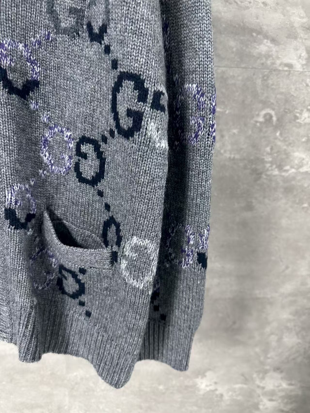 Gradient Knitted Cardigan