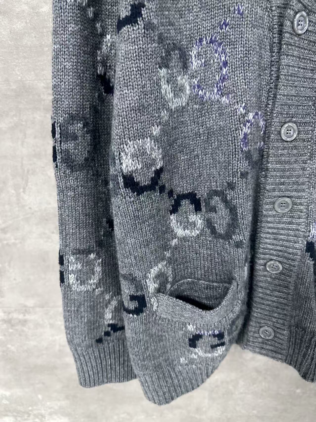 Gradient Knitted Cardigan