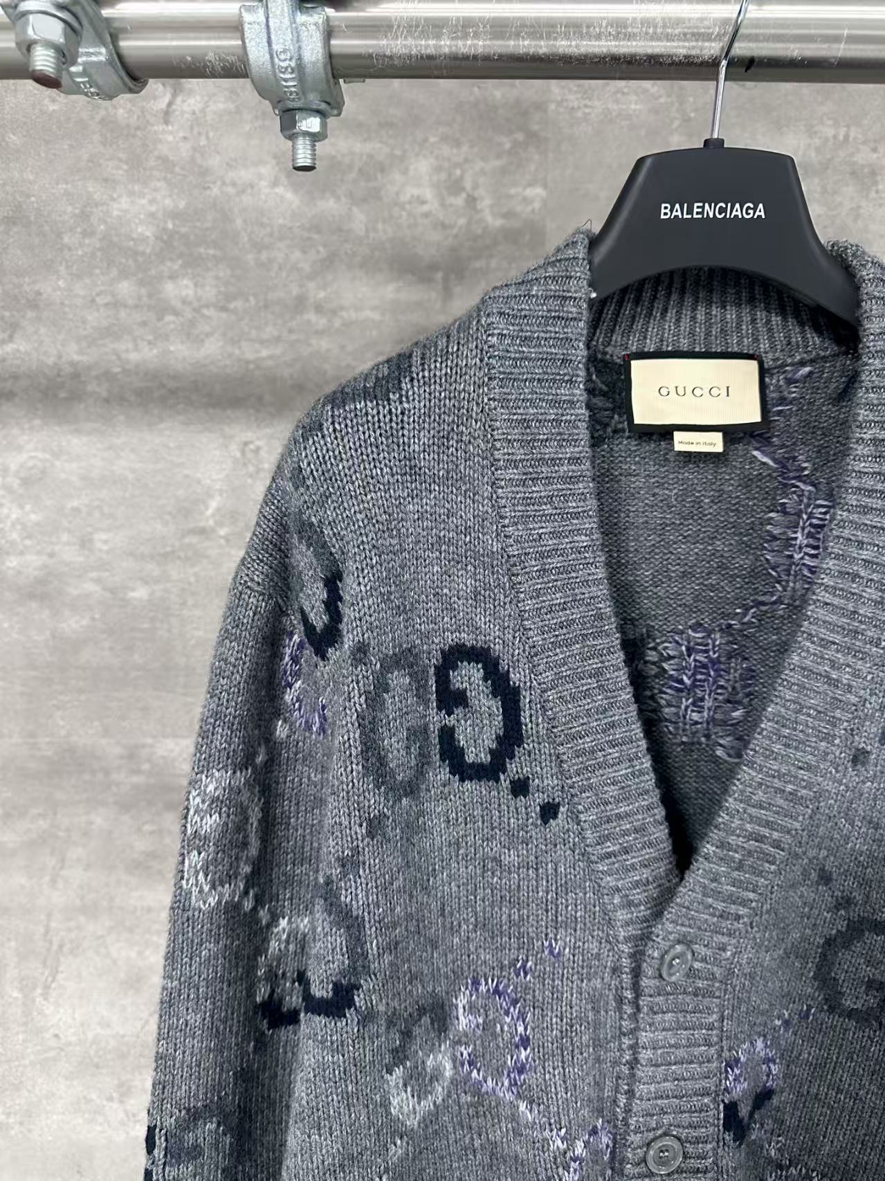 Gradient Knitted Cardigan