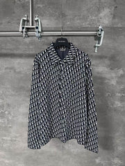 Vintage printed knitted shirt