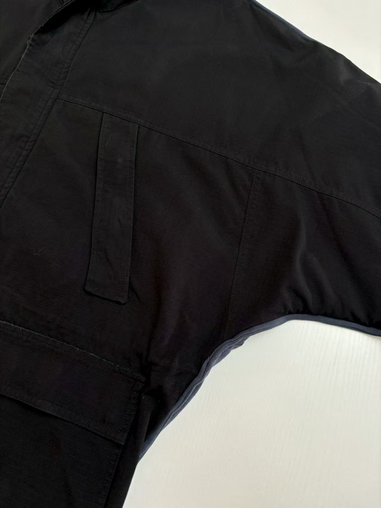 Splicing double-sided parka coat