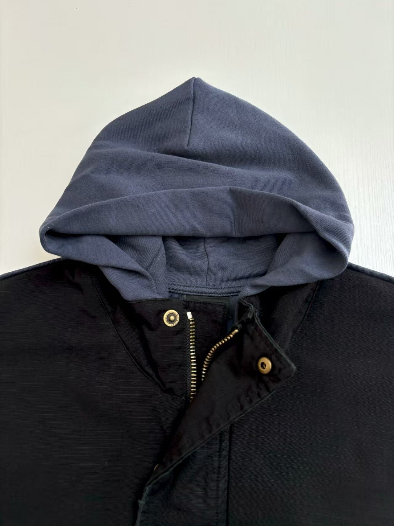 Splicing double-sided parka coat