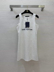 Sleeveless vest dress