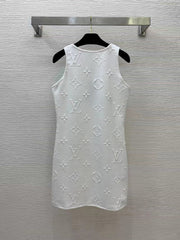 Sleeveless vest dress