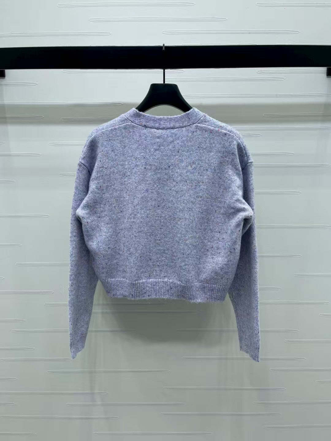Letter knitted cardigan