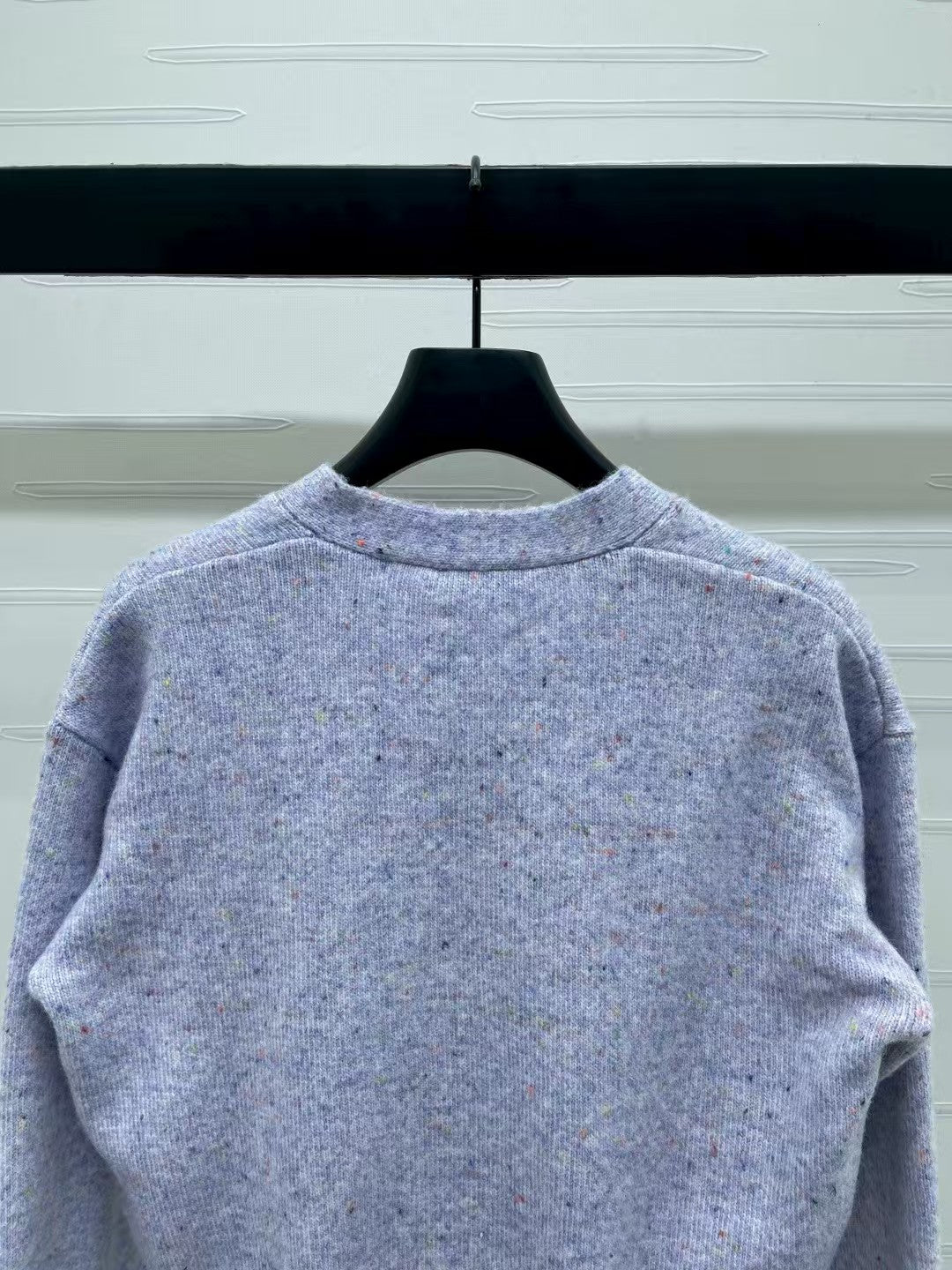 Letter knitted cardigan