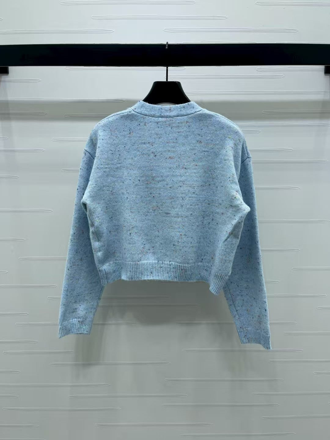 Letter knitted cardigan