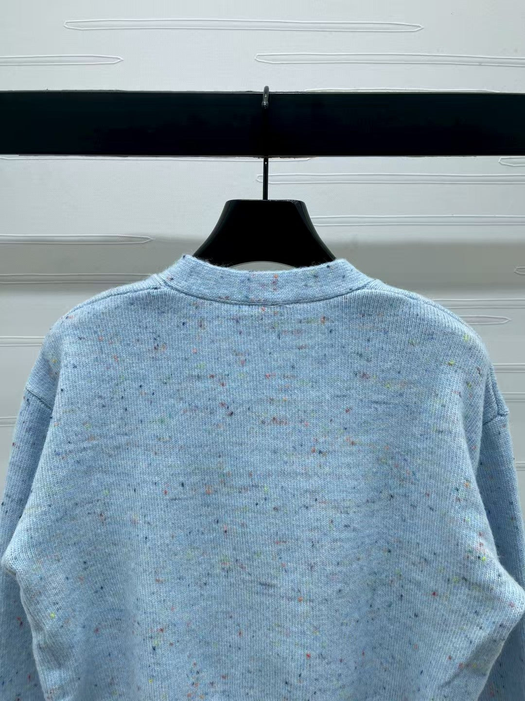 Letter knitted cardigan
