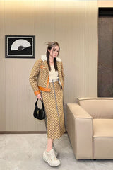 Early autumn new hooded patchwork jacket jacket