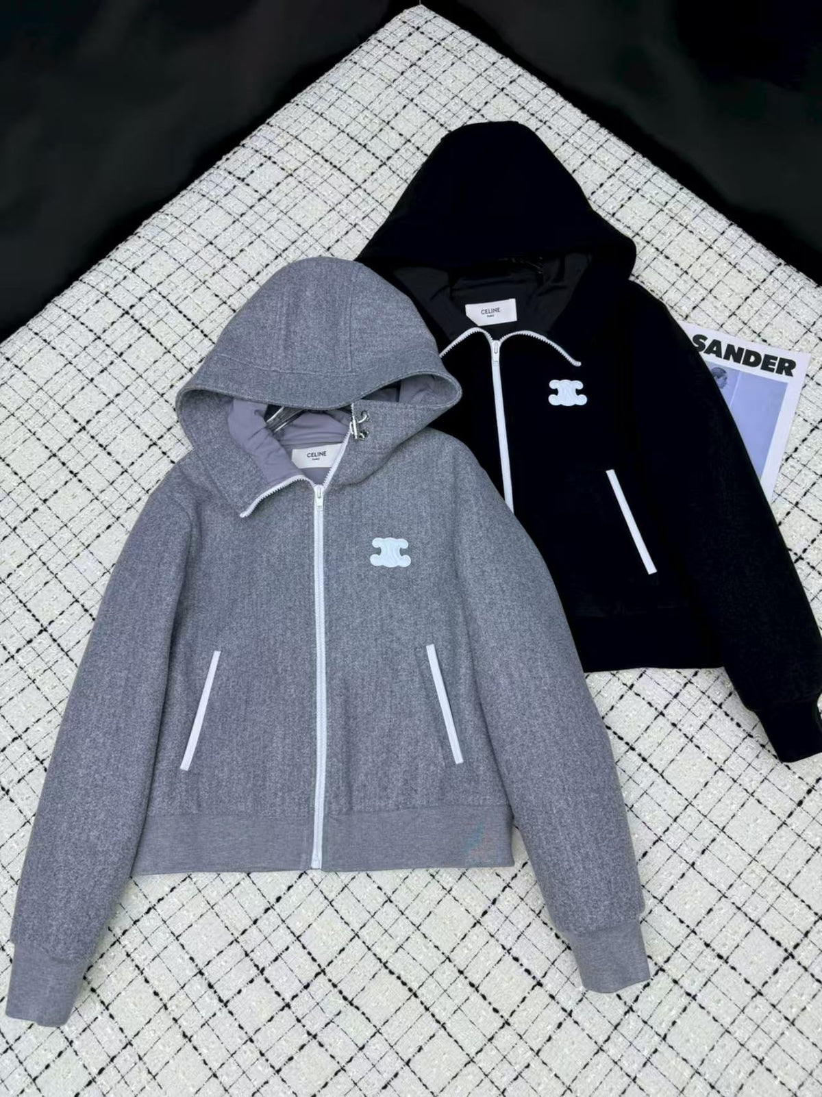 New hooded jacket for early autumn