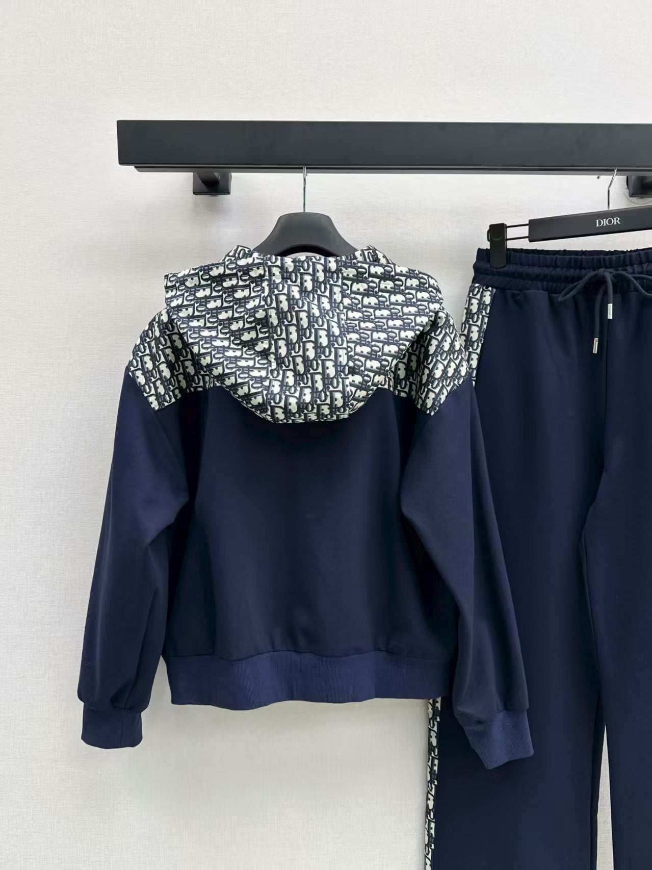 Splicing casual hoodie set