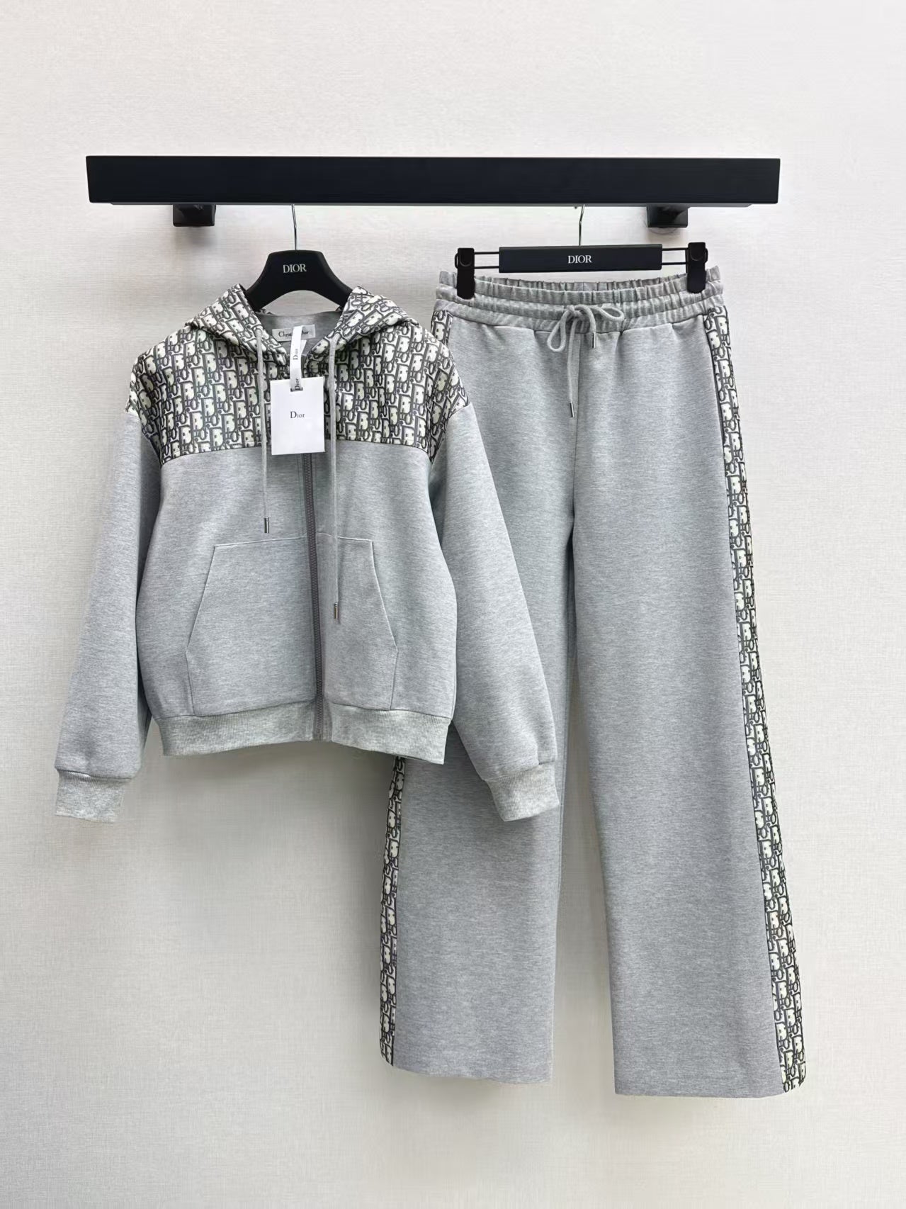Splicing casual hoodie set