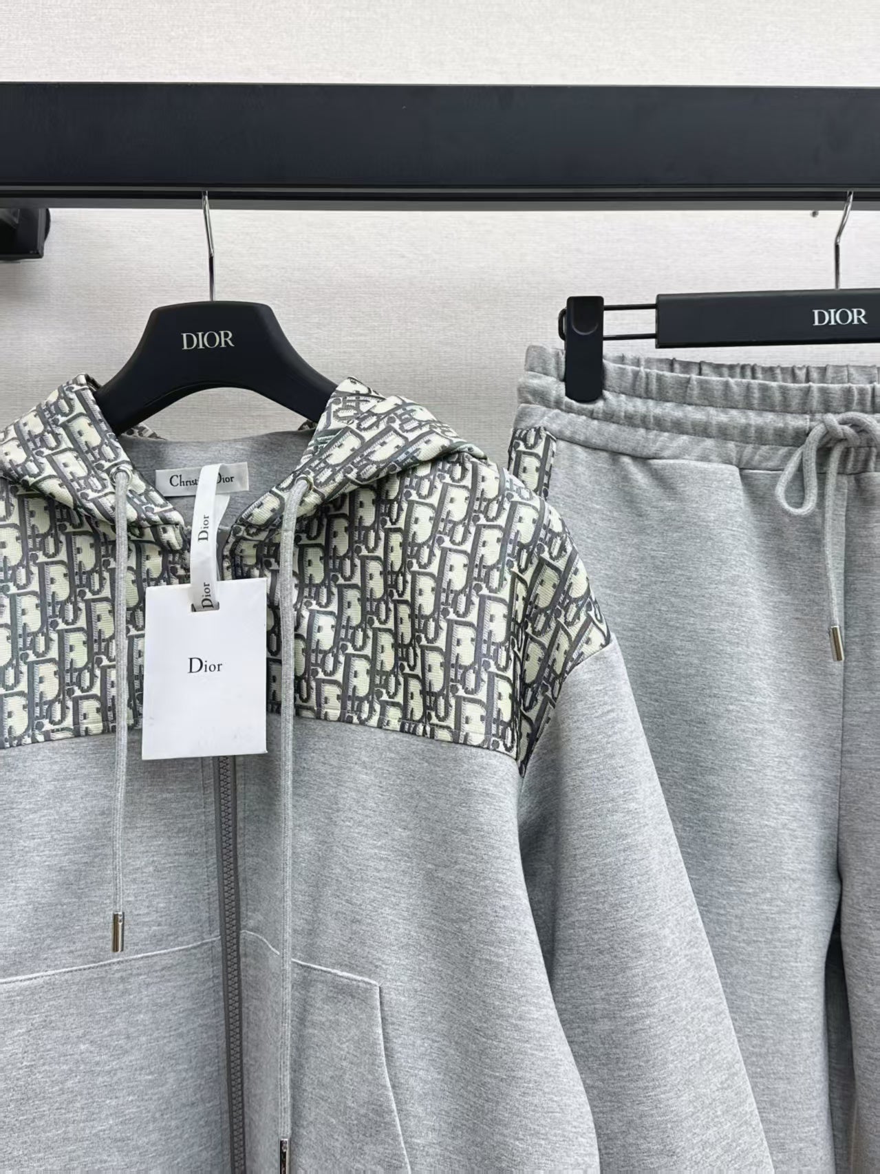 Splicing casual hoodie set